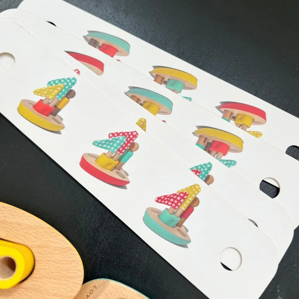 Lovevery Wooden Sailboat Sorting Set Multicolor Montessori STEM Toy One Size